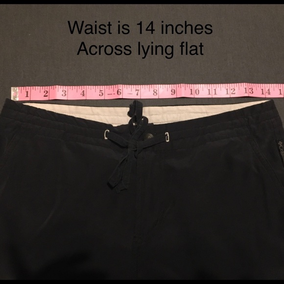 Columbia Hiking / Outdoor Capri Black Pants XS - Picture 5 of 9